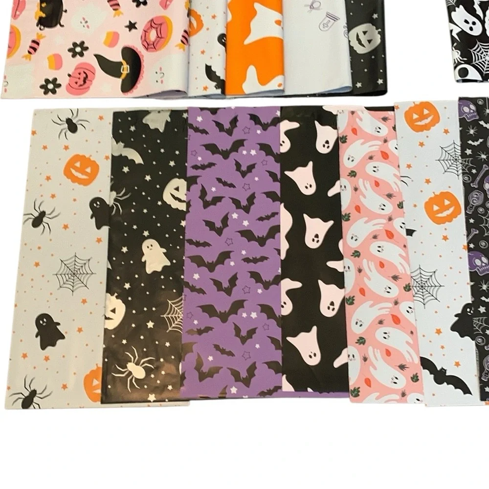 Halloween Variety Pack Lot of 20 Polymailers & 20 Stickers (6X9) (10X13) (14X19)